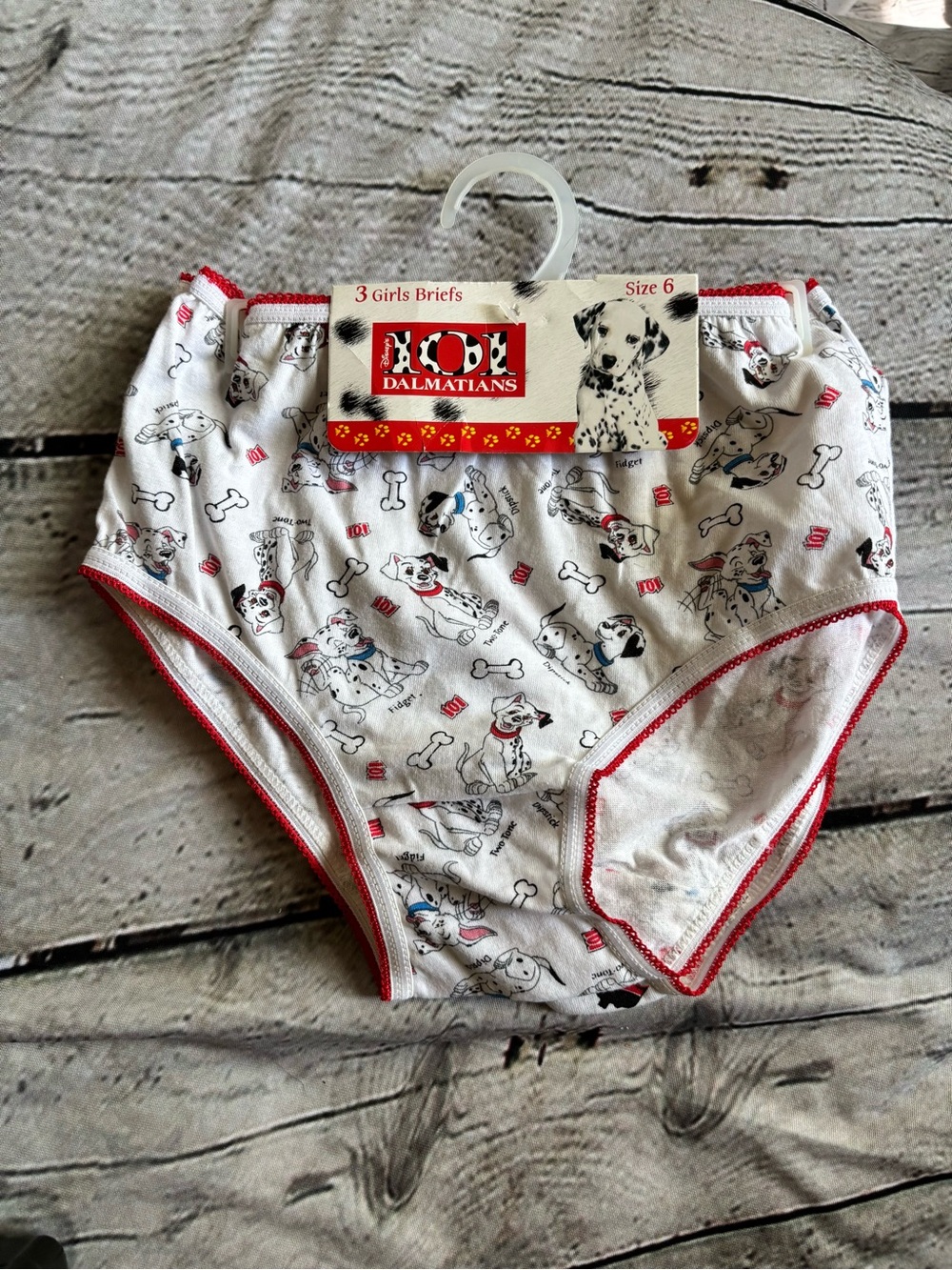 *NEW* Disney’s 101 Dalmatians 3 Girls Cotton Briefs - Size - 6